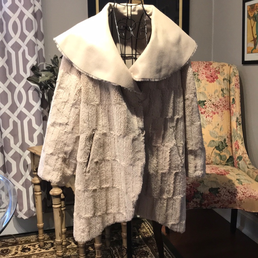 CHI by Falchi Faux Fur REVERSIBLE Jacket